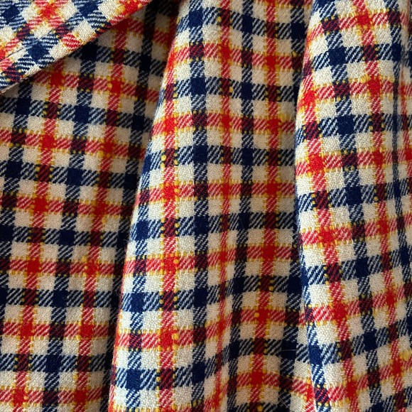 Pendleton Vintage Plaid 100% Wool Button Front Belted 49er Jacket - Picture 7 of 10